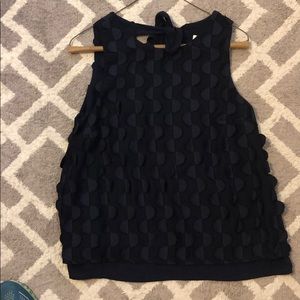 New with tags. 3D navy sleeveless top